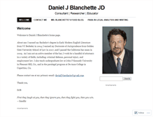 Tablet Screenshot of danieljblanchette.com